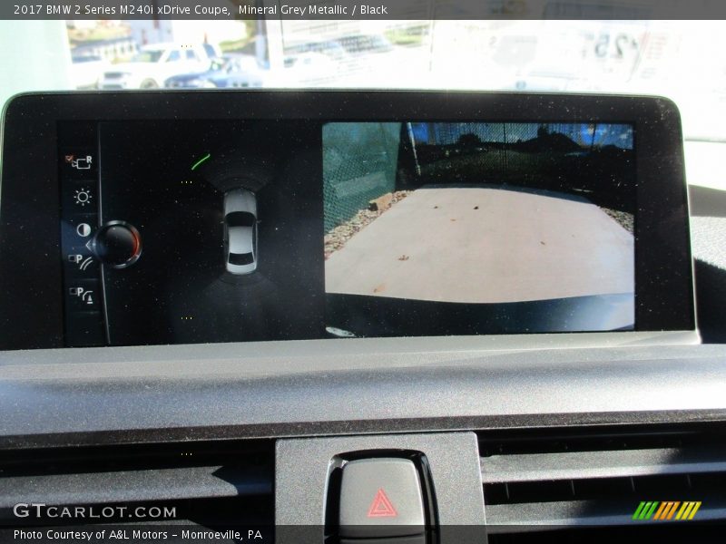 Mineral Grey Metallic / Black 2017 BMW 2 Series M240i xDrive Coupe
