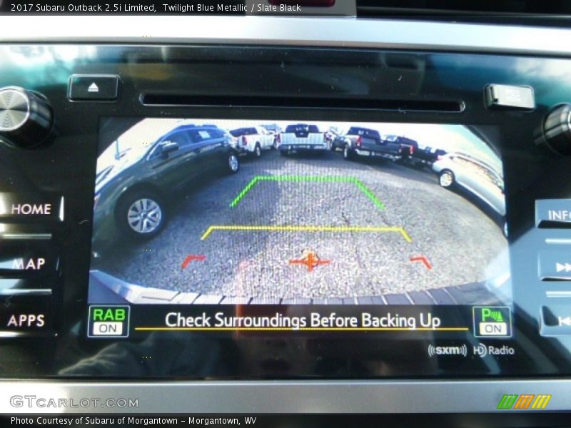 Twilight Blue Metallic / Slate Black 2017 Subaru Outback 2.5i Limited