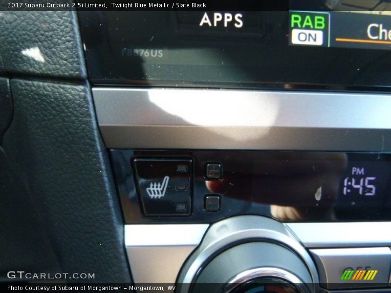 Twilight Blue Metallic / Slate Black 2017 Subaru Outback 2.5i Limited