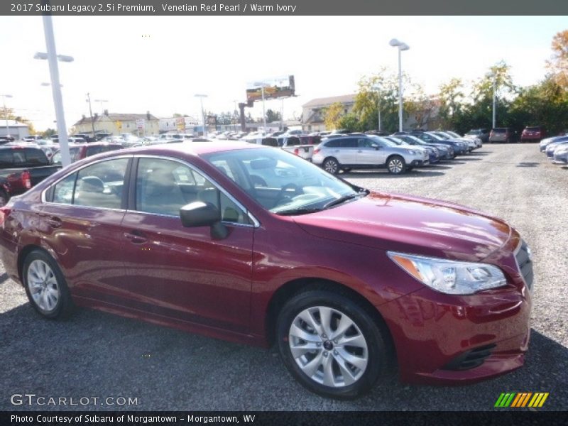 Venetian Red Pearl / Warm Ivory 2017 Subaru Legacy 2.5i Premium
