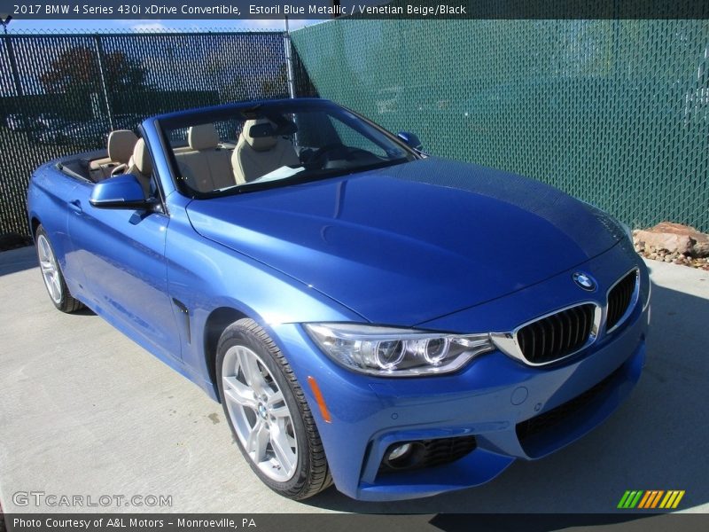 Front 3/4 View of 2017 4 Series 430i xDrive Convertible