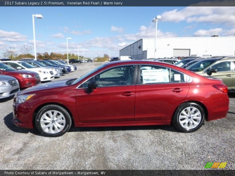 Venetian Red Pearl / Warm Ivory 2017 Subaru Legacy 2.5i Premium