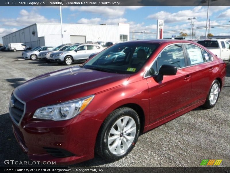 Venetian Red Pearl / Warm Ivory 2017 Subaru Legacy 2.5i Premium
