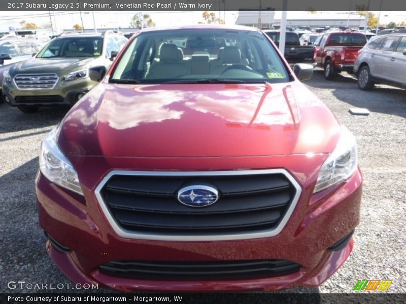 Venetian Red Pearl / Warm Ivory 2017 Subaru Legacy 2.5i Premium