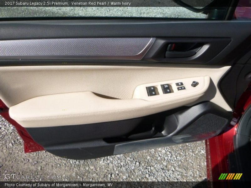Venetian Red Pearl / Warm Ivory 2017 Subaru Legacy 2.5i Premium