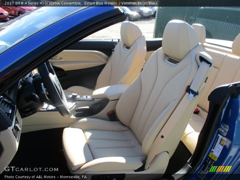  2017 4 Series 430i xDrive Convertible Venetian Beige/Black Interior