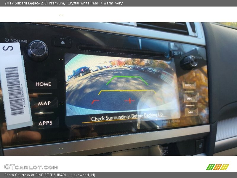 Crystal White Pearl / Warm Ivory 2017 Subaru Legacy 2.5i Premium