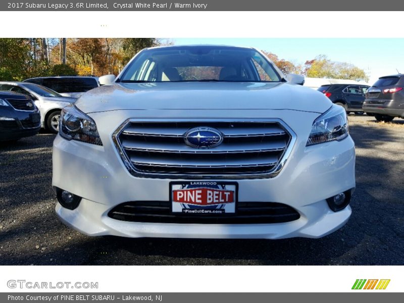 Crystal White Pearl / Warm Ivory 2017 Subaru Legacy 3.6R Limited