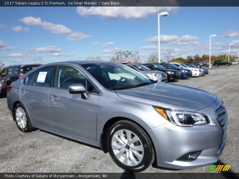Ice Silver Metallic / Slate Black 2017 Subaru Legacy 2.5i Premium