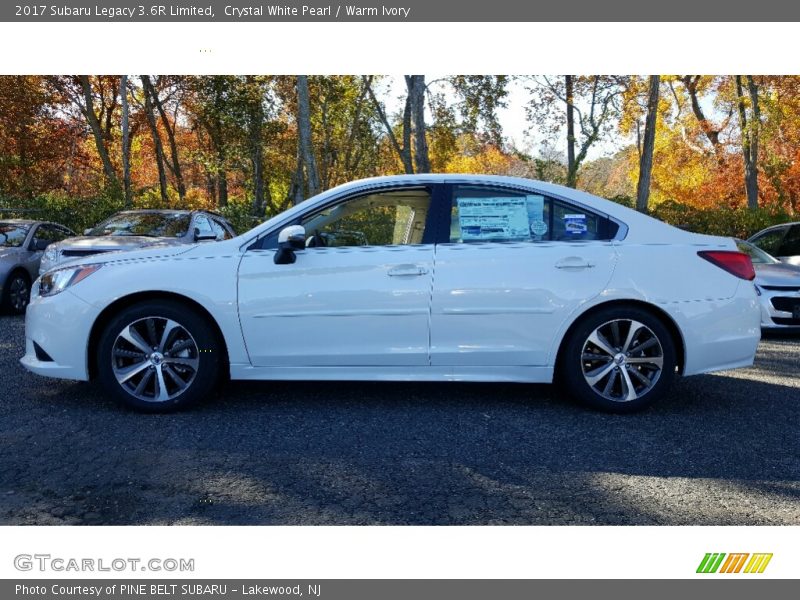 Crystal White Pearl / Warm Ivory 2017 Subaru Legacy 3.6R Limited