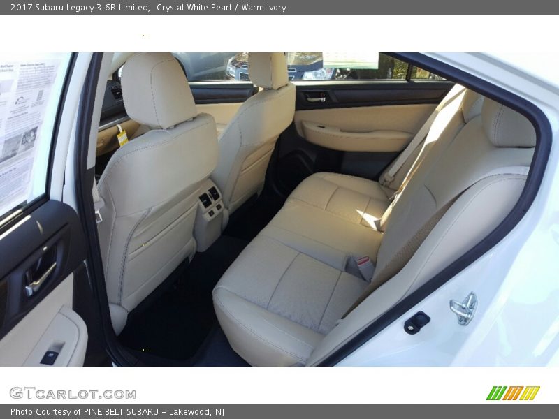 Crystal White Pearl / Warm Ivory 2017 Subaru Legacy 3.6R Limited