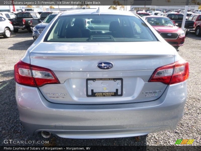 Ice Silver Metallic / Slate Black 2017 Subaru Legacy 2.5i Premium