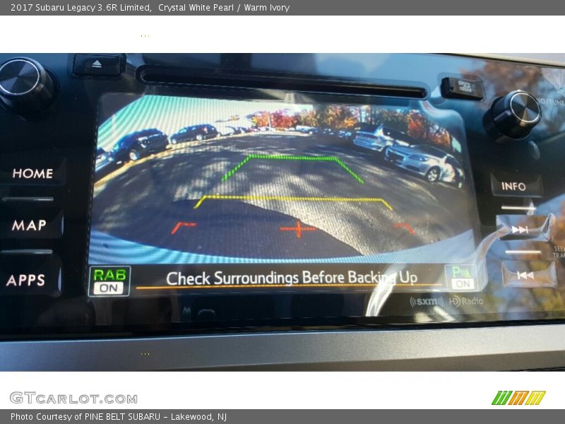 Crystal White Pearl / Warm Ivory 2017 Subaru Legacy 3.6R Limited