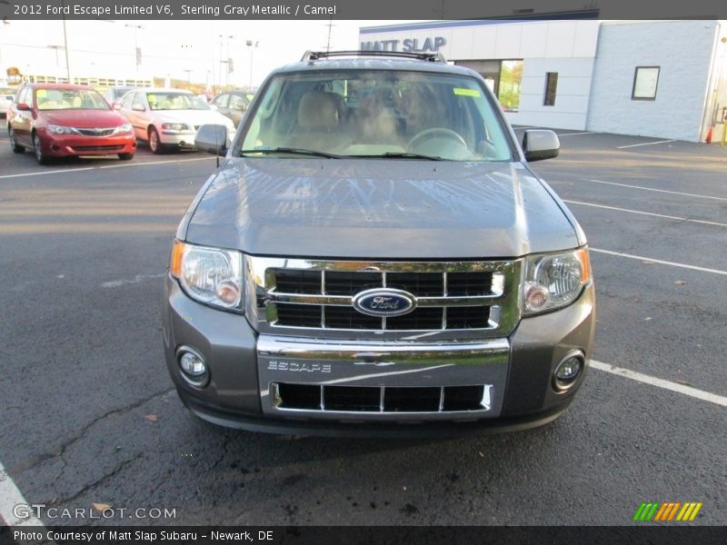 Sterling Gray Metallic / Camel 2012 Ford Escape Limited V6