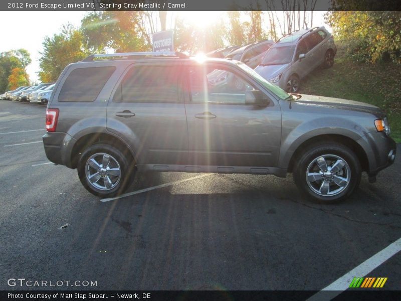 Sterling Gray Metallic / Camel 2012 Ford Escape Limited V6