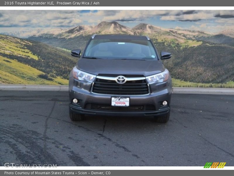 Predawn Gray Mica / Ash 2016 Toyota Highlander XLE