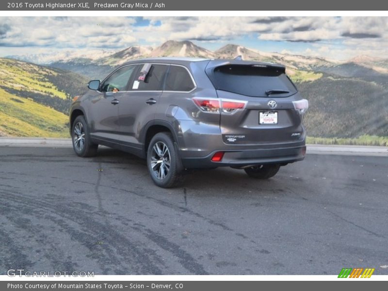 Predawn Gray Mica / Ash 2016 Toyota Highlander XLE
