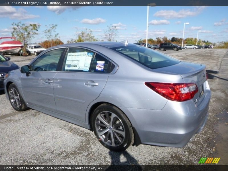Ice Silver Metallic / Slate Black 2017 Subaru Legacy 3.6R Limited