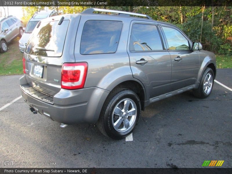 Sterling Gray Metallic / Camel 2012 Ford Escape Limited V6
