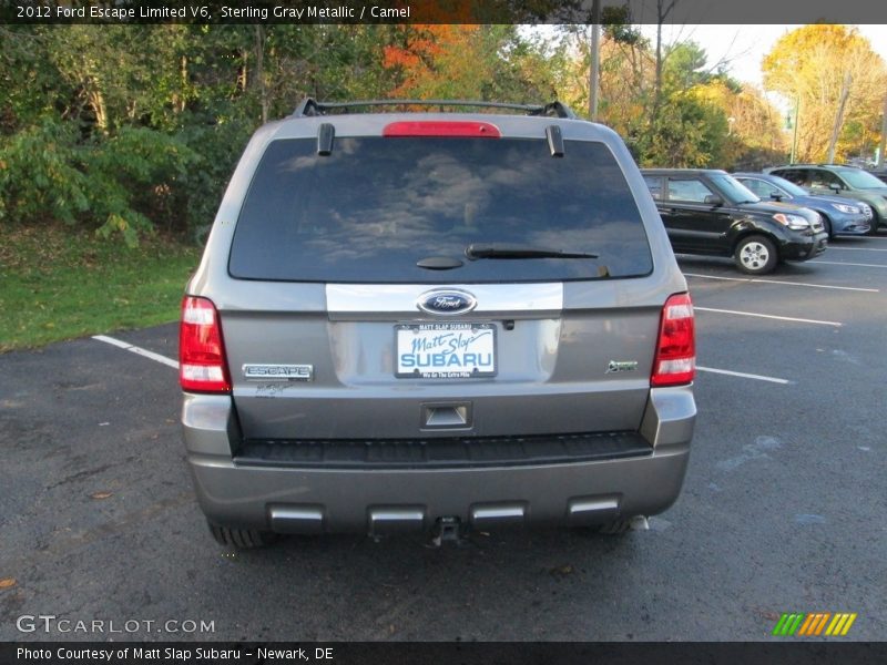 Sterling Gray Metallic / Camel 2012 Ford Escape Limited V6