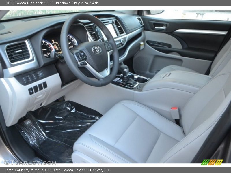 Predawn Gray Mica / Ash 2016 Toyota Highlander XLE