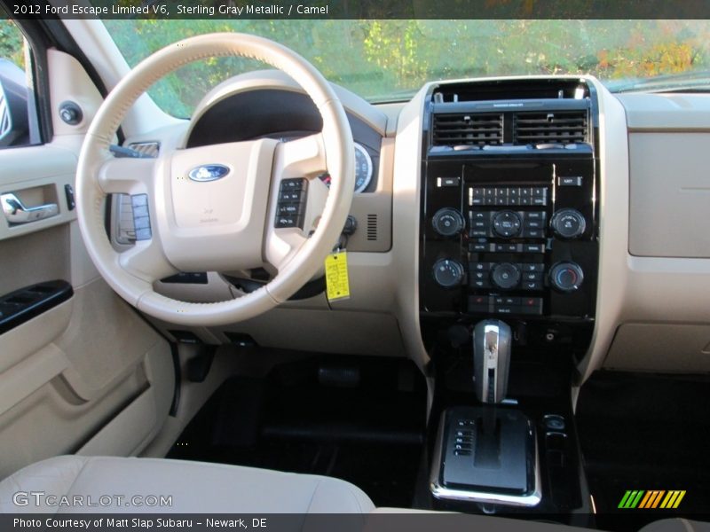 Sterling Gray Metallic / Camel 2012 Ford Escape Limited V6