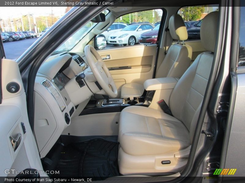 Sterling Gray Metallic / Camel 2012 Ford Escape Limited V6
