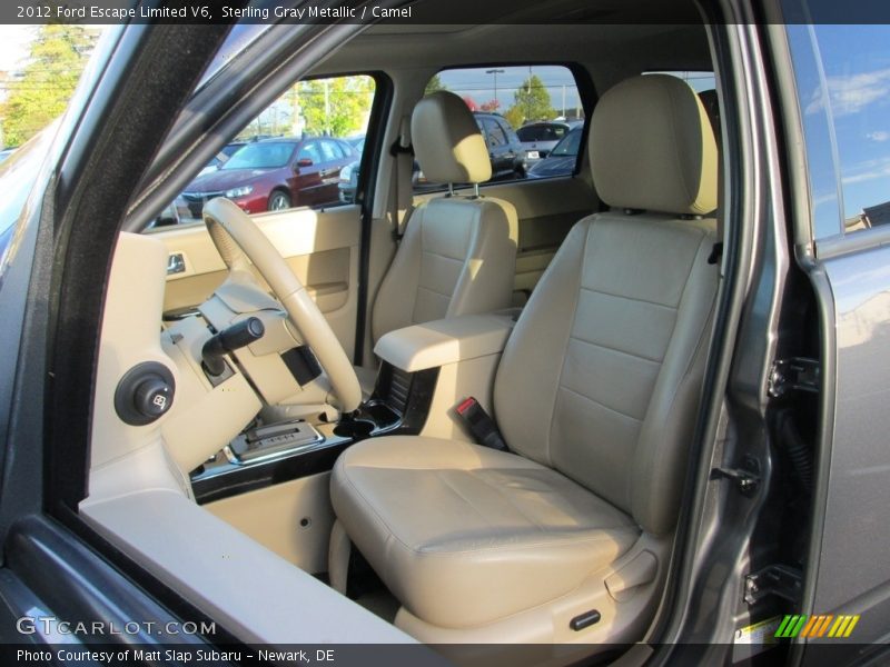 Sterling Gray Metallic / Camel 2012 Ford Escape Limited V6