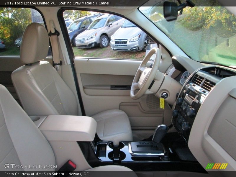 Sterling Gray Metallic / Camel 2012 Ford Escape Limited V6