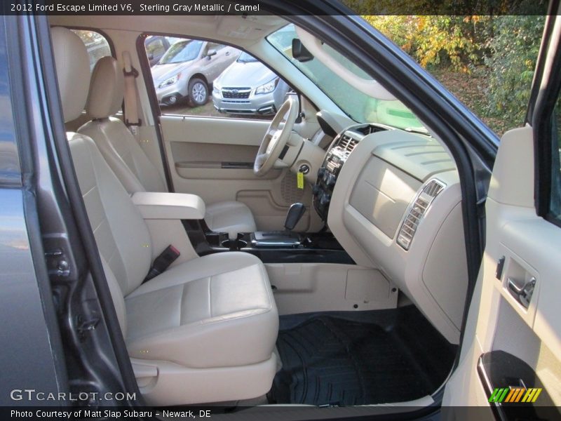 Sterling Gray Metallic / Camel 2012 Ford Escape Limited V6