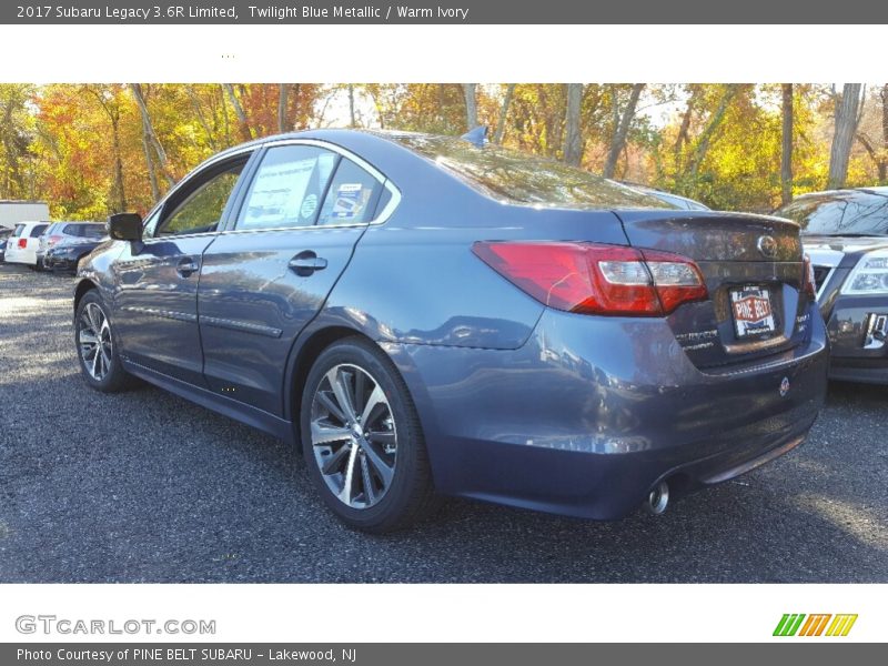 Twilight Blue Metallic / Warm Ivory 2017 Subaru Legacy 3.6R Limited