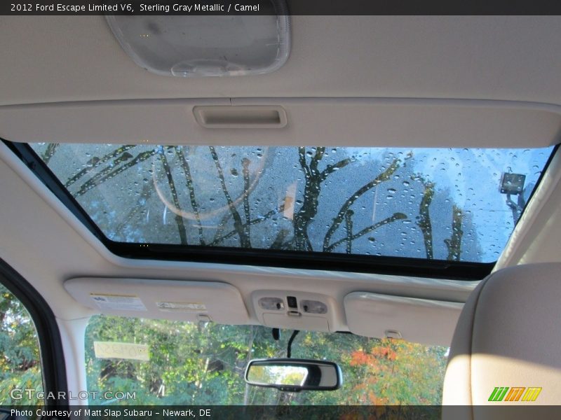 Sterling Gray Metallic / Camel 2012 Ford Escape Limited V6