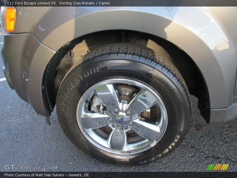 Sterling Gray Metallic / Camel 2012 Ford Escape Limited V6