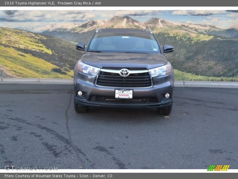 Predawn Gray Mica / Ash 2016 Toyota Highlander XLE