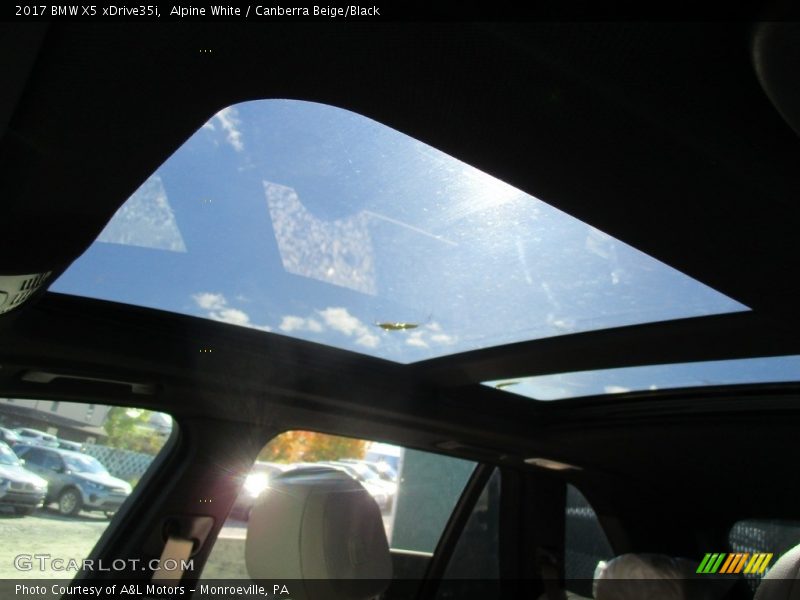 Alpine White / Canberra Beige/Black 2017 BMW X5 xDrive35i