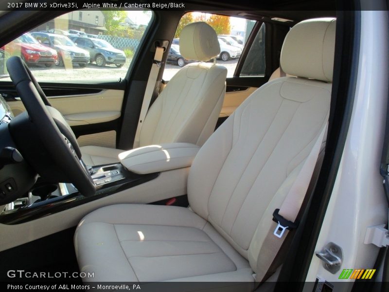 Alpine White / Canberra Beige/Black 2017 BMW X5 xDrive35i