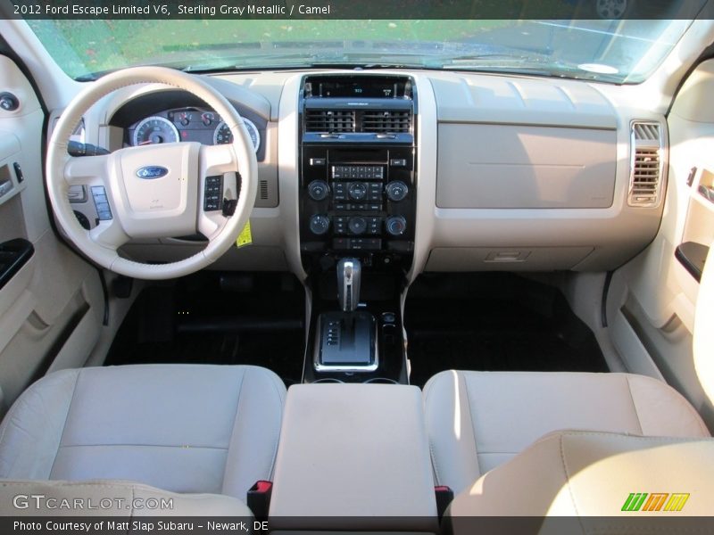 Sterling Gray Metallic / Camel 2012 Ford Escape Limited V6