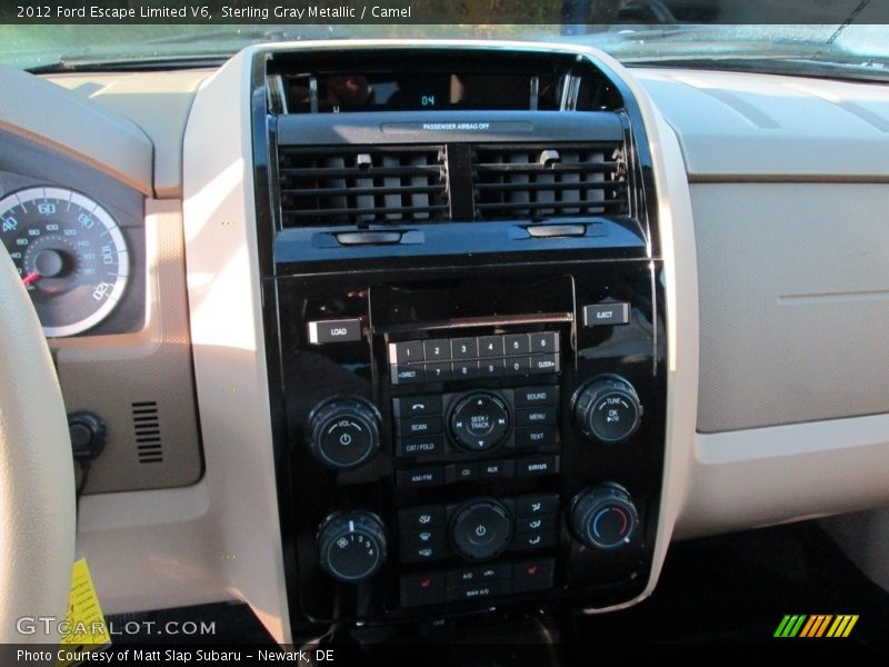 Sterling Gray Metallic / Camel 2012 Ford Escape Limited V6