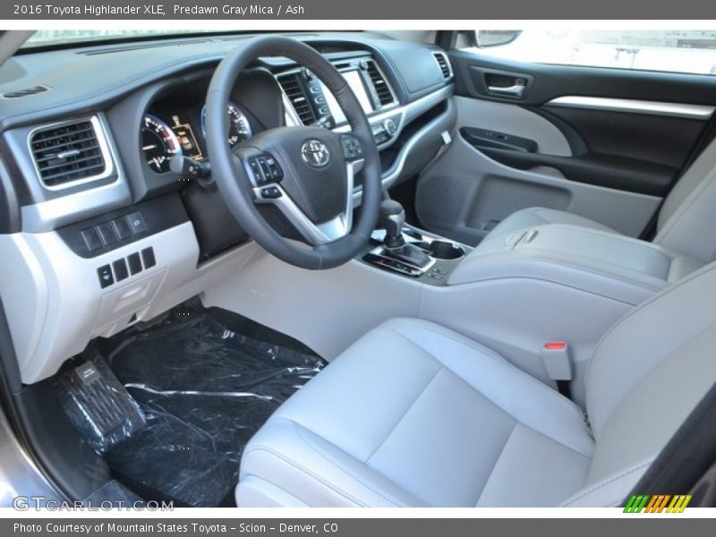 Predawn Gray Mica / Ash 2016 Toyota Highlander XLE
