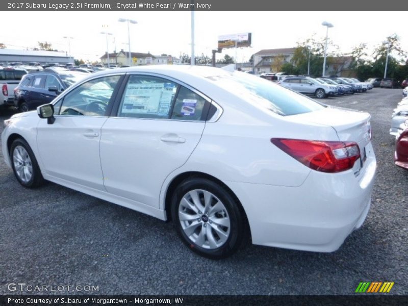 Crystal White Pearl / Warm Ivory 2017 Subaru Legacy 2.5i Premium