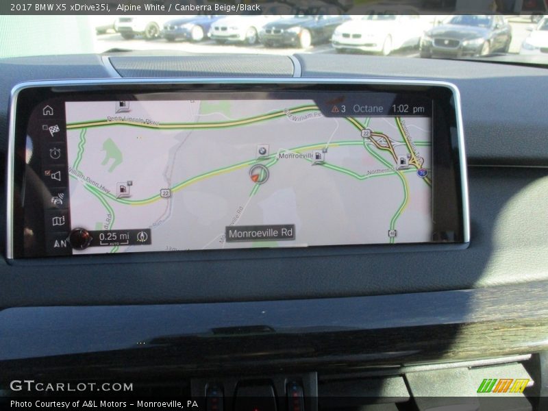 Alpine White / Canberra Beige/Black 2017 BMW X5 xDrive35i