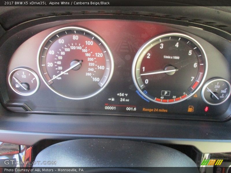 Alpine White / Canberra Beige/Black 2017 BMW X5 xDrive35i