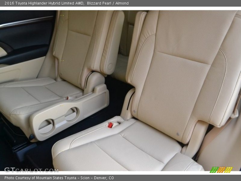 Rear Seat of 2016 Highlander Hybrid Limited AWD