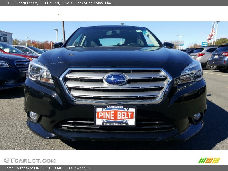Crystal Black Silica / Slate Black 2017 Subaru Legacy 2.5i Limited