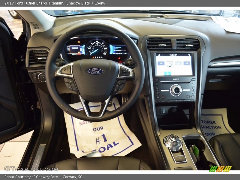 Dashboard of 2017 Fusion Energi Titanium