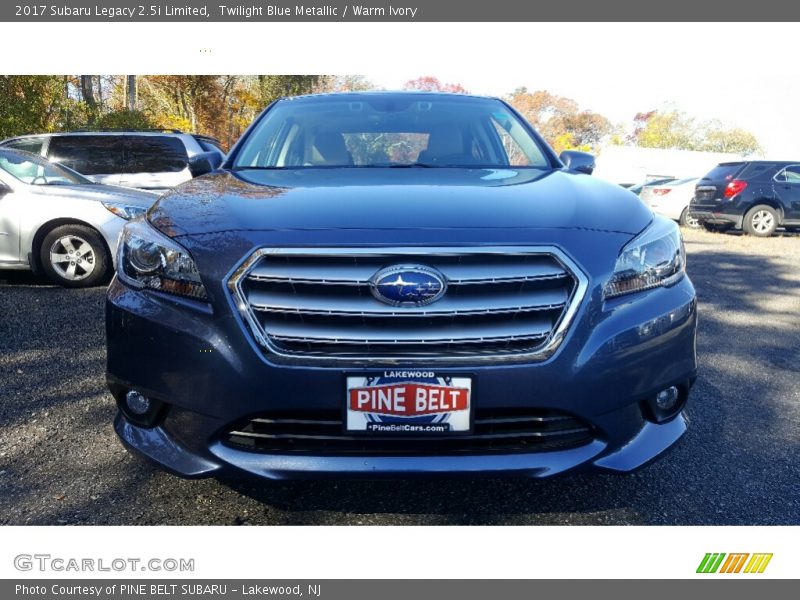 Twilight Blue Metallic / Warm Ivory 2017 Subaru Legacy 2.5i Limited
