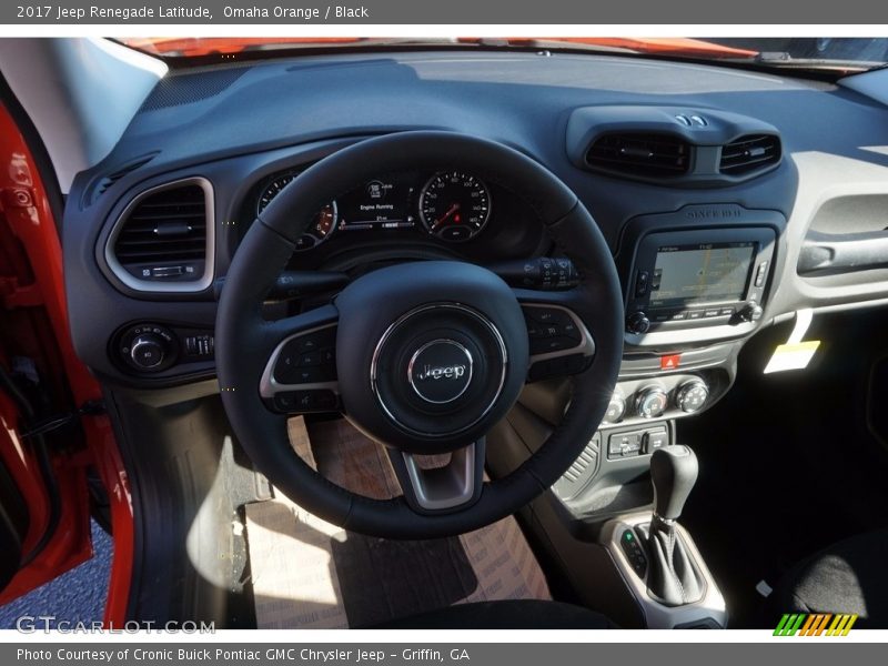 Dashboard of 2017 Renegade Latitude