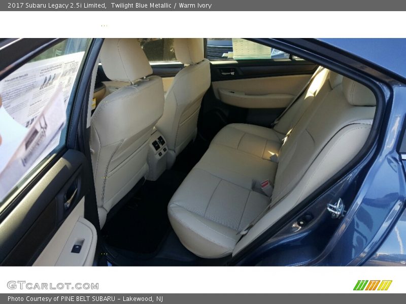 Twilight Blue Metallic / Warm Ivory 2017 Subaru Legacy 2.5i Limited