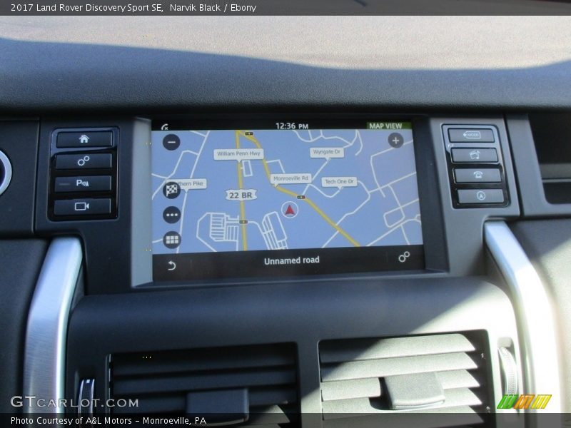 Navigation of 2017 Discovery Sport SE