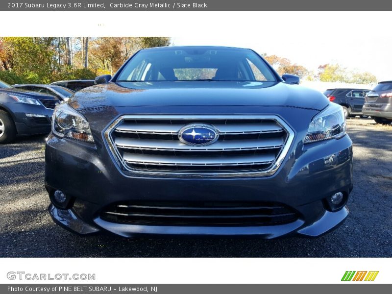 Carbide Gray Metallic / Slate Black 2017 Subaru Legacy 3.6R Limited